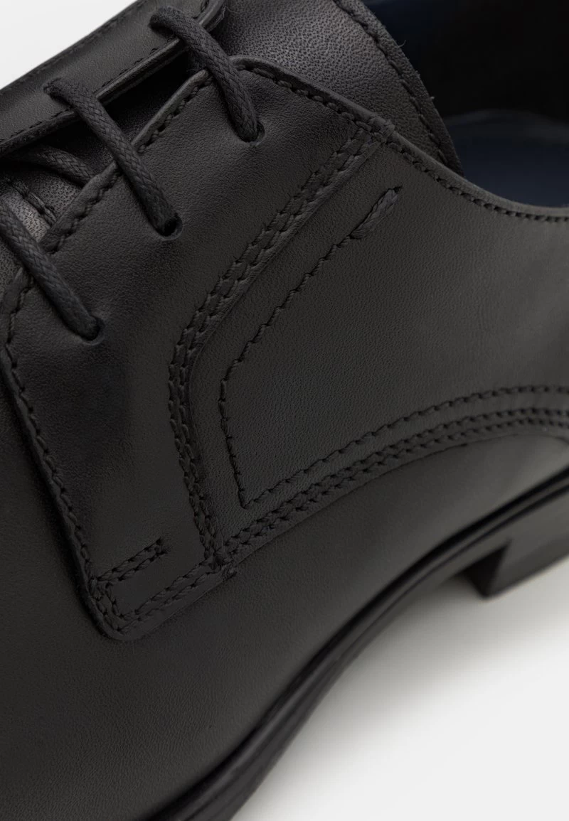 Pier One LEATHER - Schnürer - Black – Bild 6