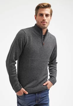 Pier One Strickpullover - Dark Grey Melange