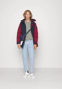 Pier One 5 PACK - Langarmshirt - Black/dark Blue/stone