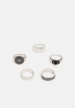 Pier One 5 PACK - Ring - Silver-coloured