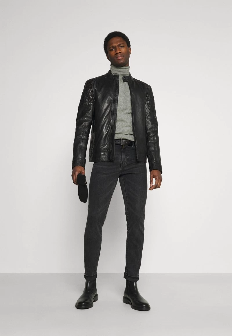 Pier One 2 PACK - Strickpullover - Black/mottled Light Grey