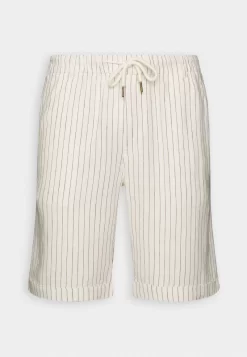 Pier One LINEN BLEND DRAWCORD SHORTS - Shorts - Off-white