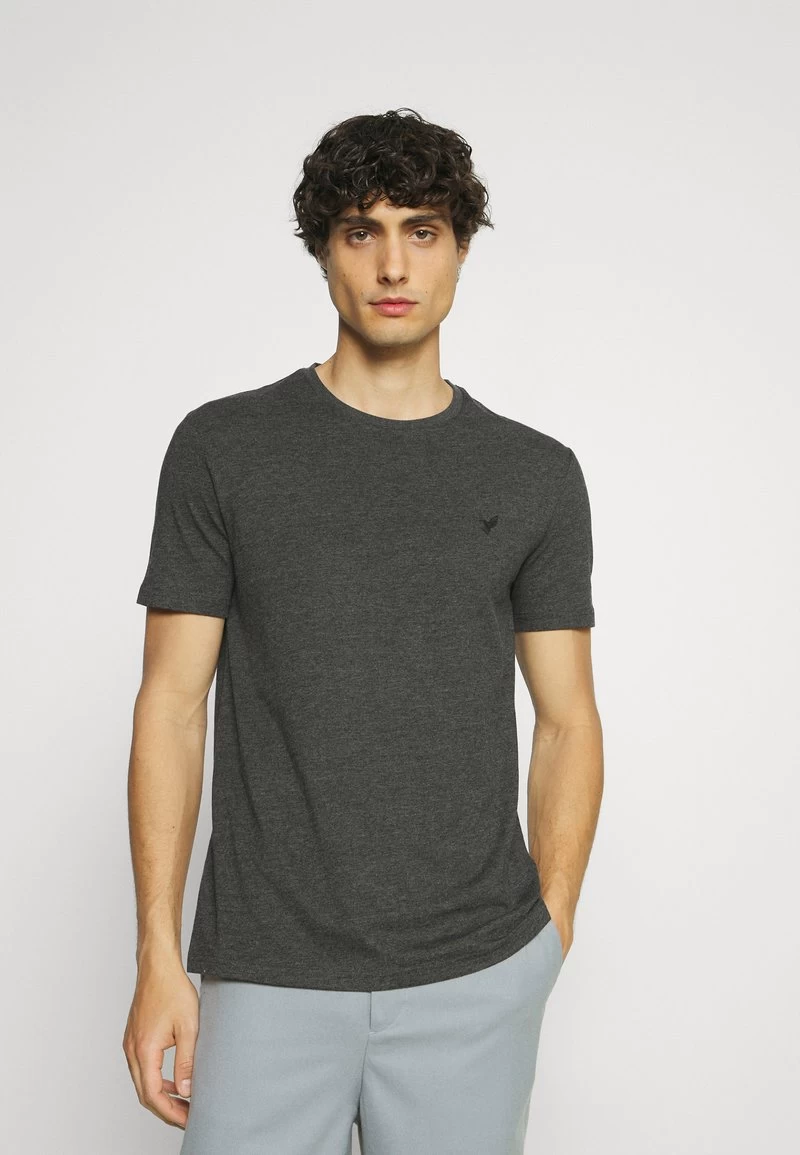 Pier One 5 PACK - T-Shirt Basic - Dark Grey/dark Blue/olive – Bild 5