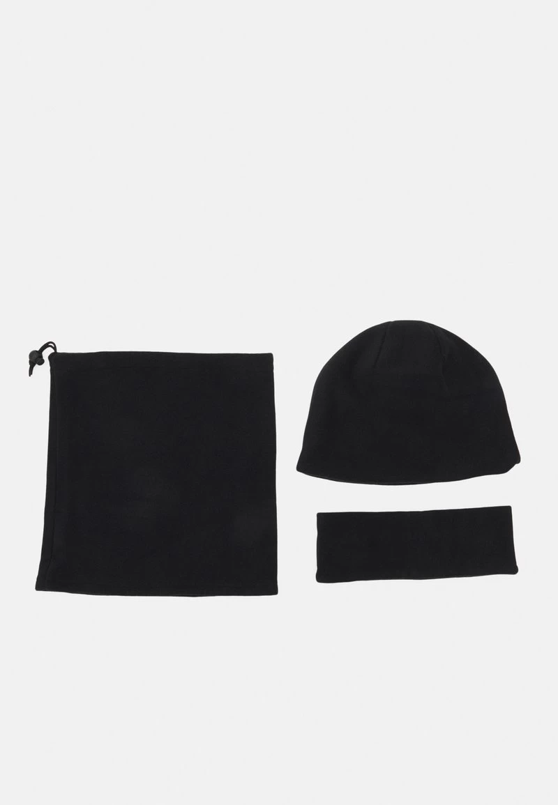 Pier One FLEECE UNISEX SET - Mütze - Black – Bild 6