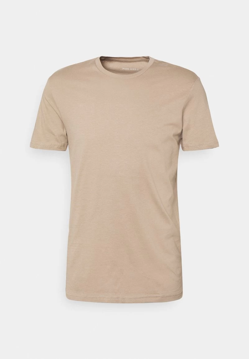 Pier One 7 PACK - T-Shirt Basic - Black/green/bordeaux – Bild 2