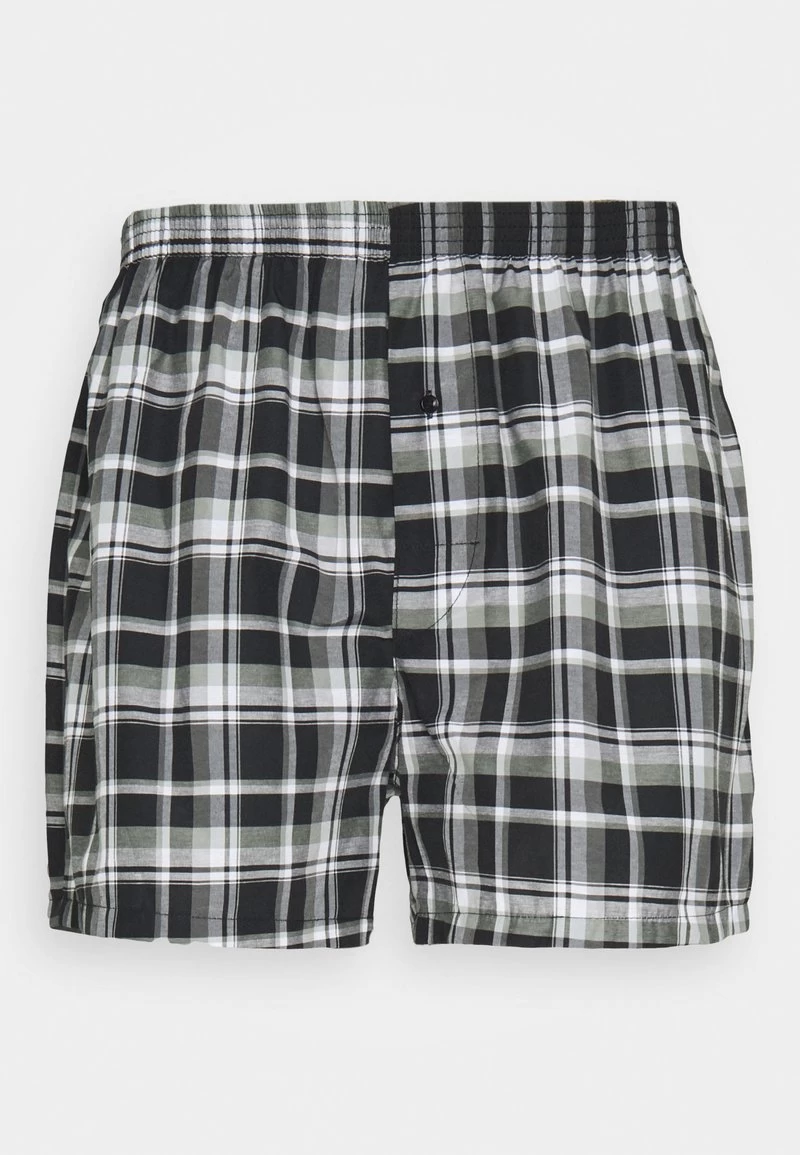 Pier One 5 PACK - Boxershorts - Black /dark Blue /dark Green – Bild 5