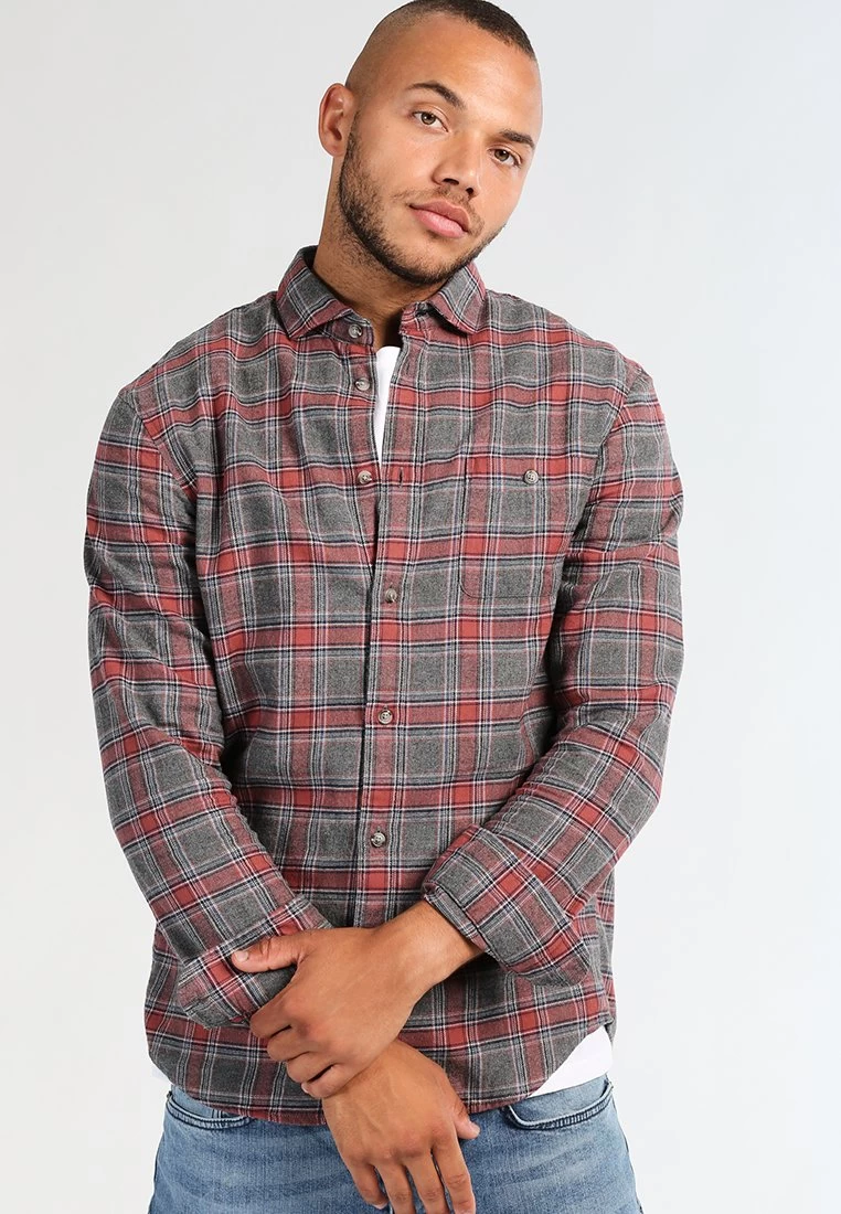 Pier One Hemd - Grey/coral