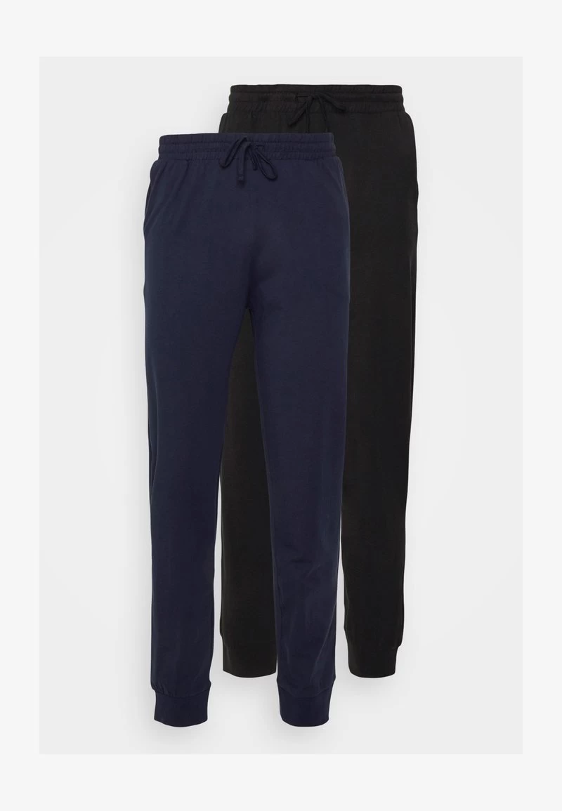 Pier One 2 PACK - Nachtwäsche Hose - Dark Blue/black – Bild 5