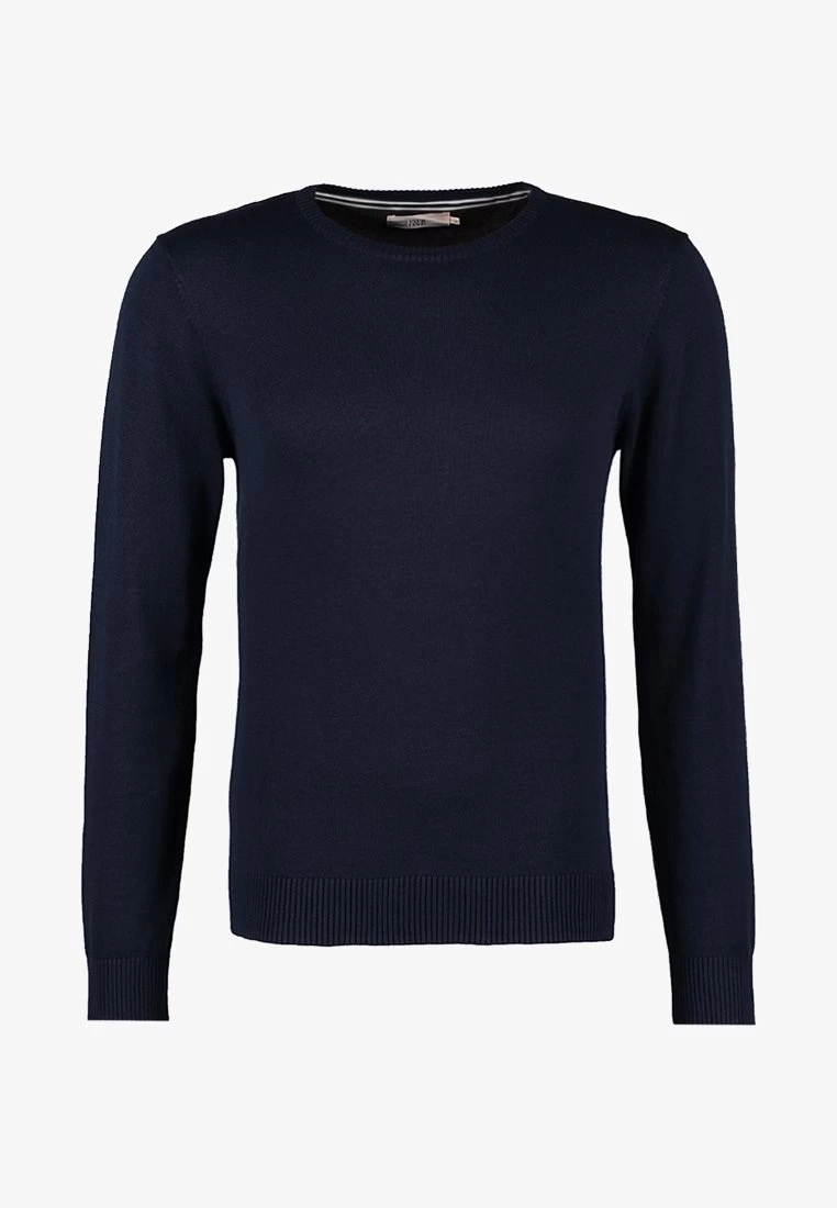 Pier One BASIC CREWNECK - Strickpullover - Dark Blue – Bild 5