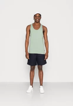 Pier One 3 PACK - Top - Dark Grey / Green / Bordeaux