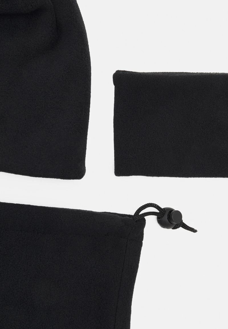 Pier One FLEECE UNISEX SET - Mütze - Black – Bild 5