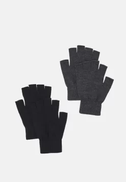 Pier One 2 PACK - Fingerhandschuh - Black/grey