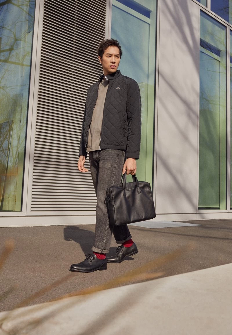 Pier One LEATHER - Business-Schnürer - Black – Bild 4