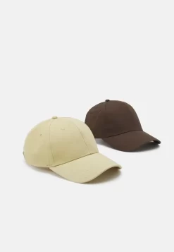 Pier One UNISEX 2 PACK - Cap - Khaki/sand