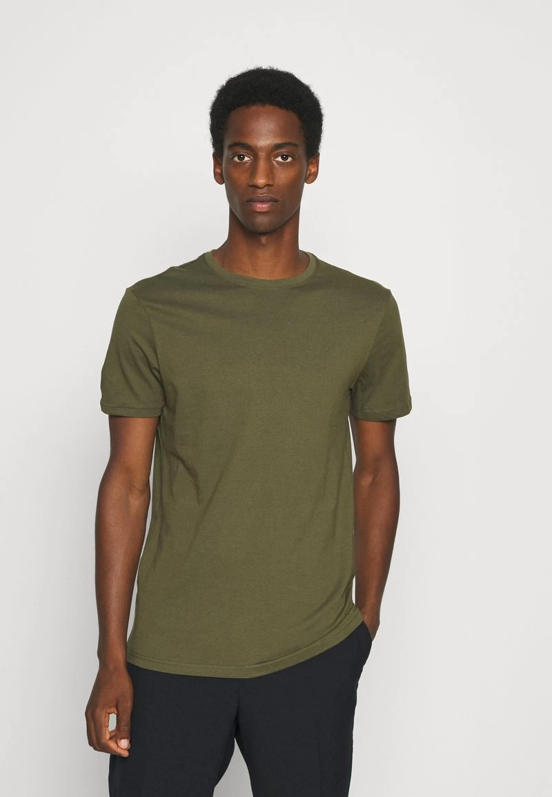 Pier One T-Shirt Basic - White/dark Grey/black – Bild 5