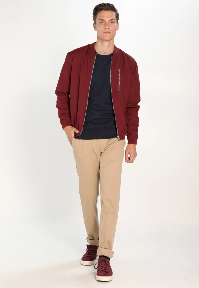 Pier One BASIC CREWNECK - Strickpullover - Dark Blue – Bild 2