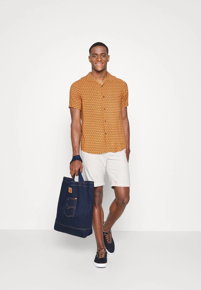 Pier One LINEN BLEND DRAWCORD SHORTS - Shorts - Beige â Bild 2