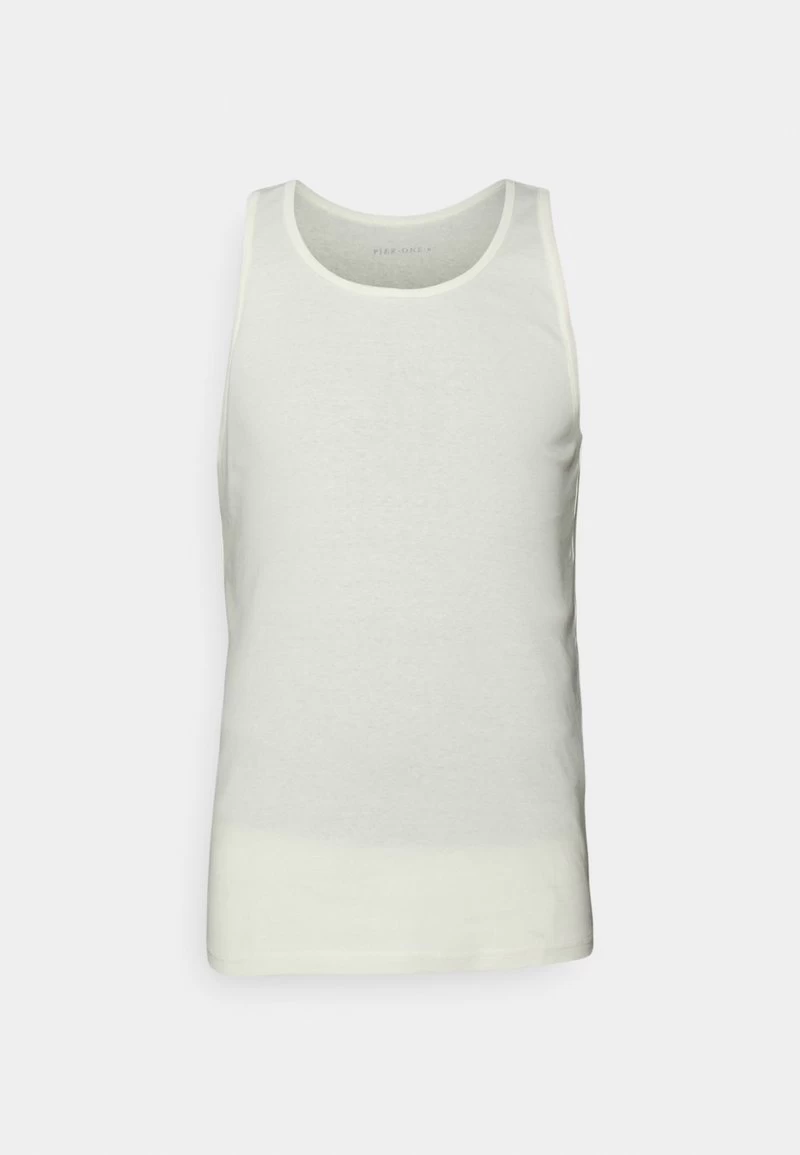 Pier One 5 PACK - Unterhemd/-shirt - 802 - Black_102 - Grey_001 - White – Bild 2