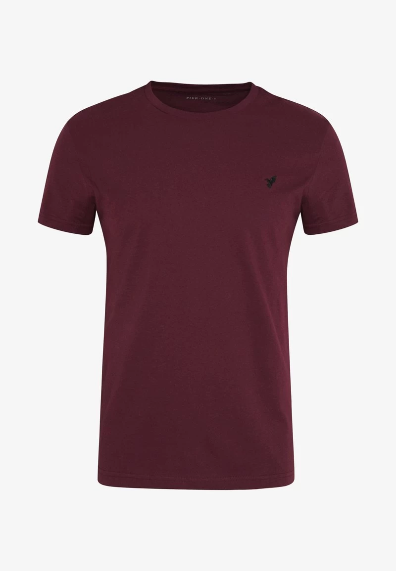 Pier One T-Shirt Basic - Bordeaux – Bild 5