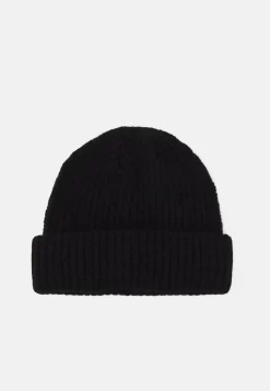 Pier One SHORT MICRO BEANIE UNISEX - Mütze - Black