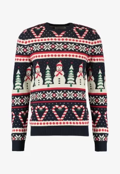 Pier One Strickpullover - Navy