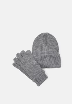 Pier One SET - Mütze - Grey