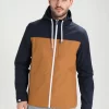 Pier One Leichte Jacke - Dark Blue / Camel