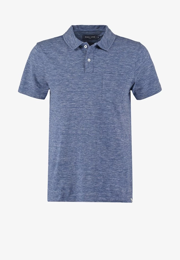 Pier One Poloshirt - Blue Melange – Bild 5