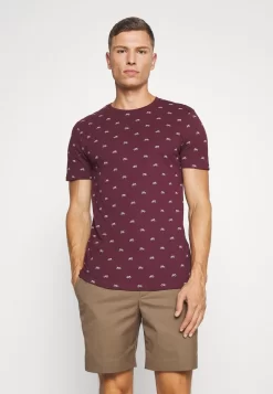 Pier One T-Shirt Print - Bordeaux