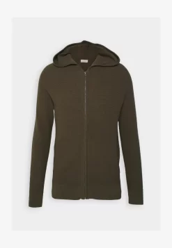 Pier One Strickjacke - Olive