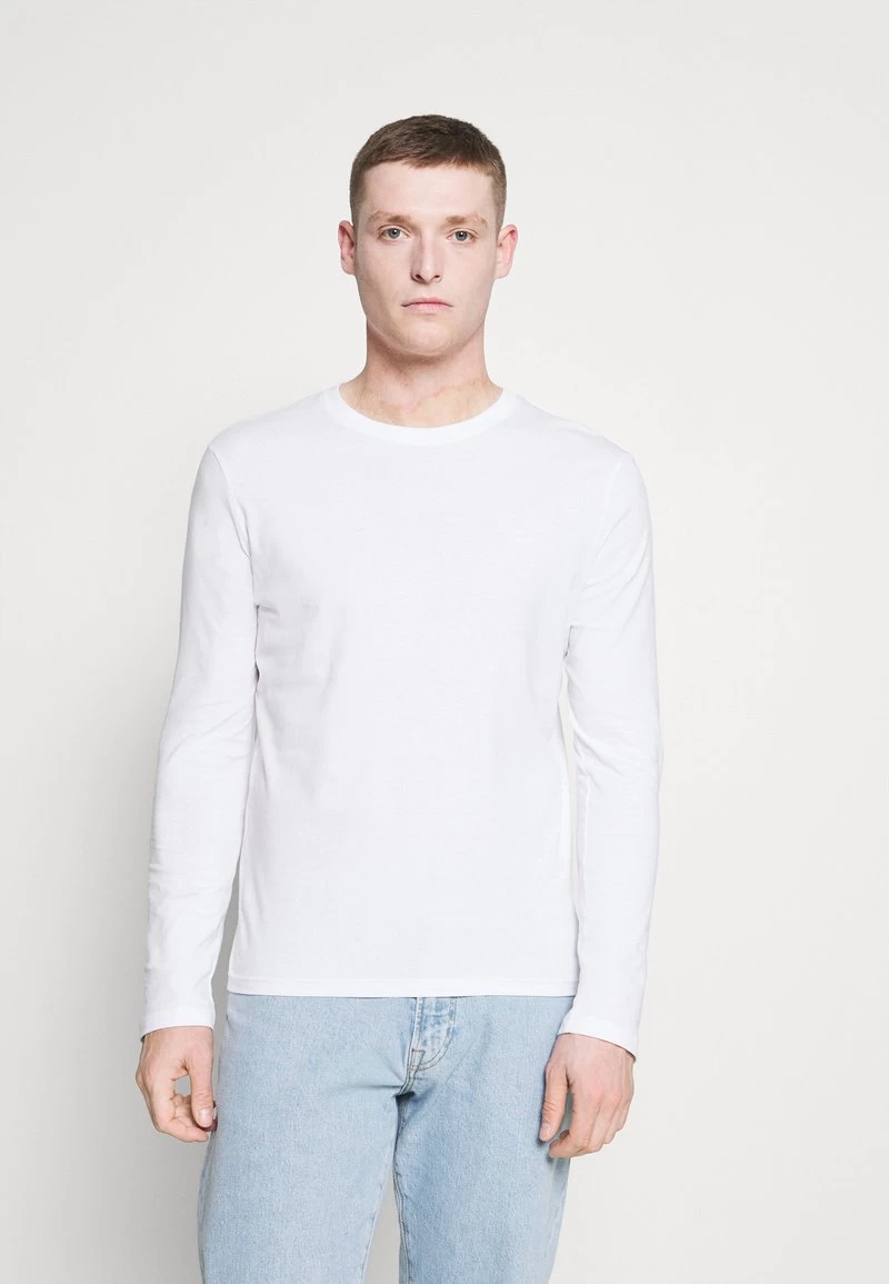 Pier One 5 PACK - Langarmshirt - White/dark Blu/grey – Bild 2