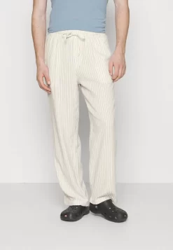 Pier One DRAWCORD TROUSERS - Stoffhose - Off-white