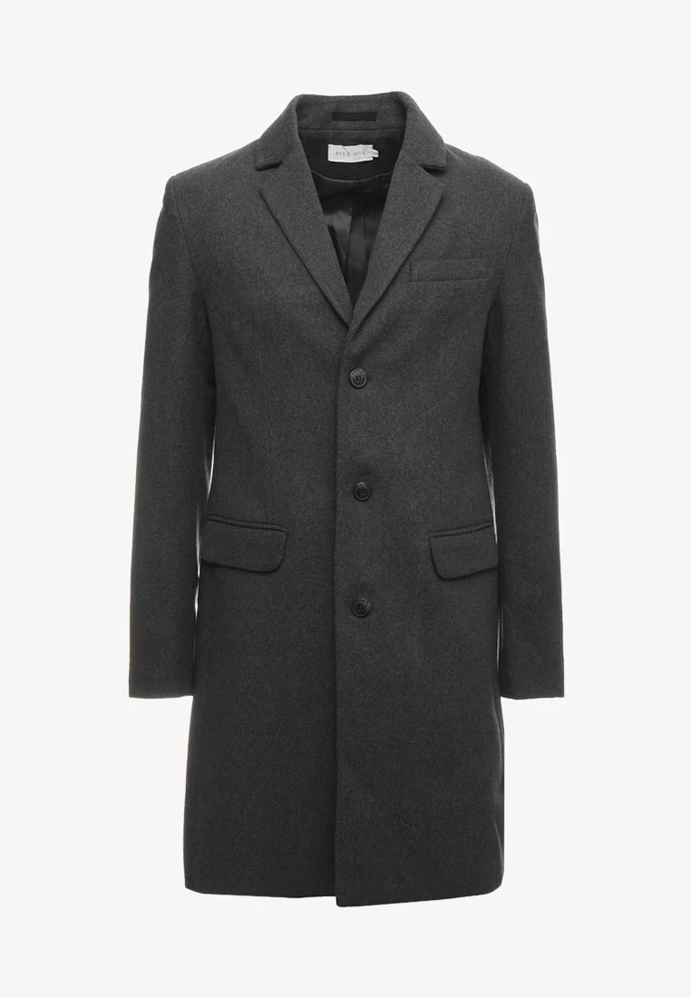 Pier One Klassischer Mantel - Mottled Grey – Bild 5