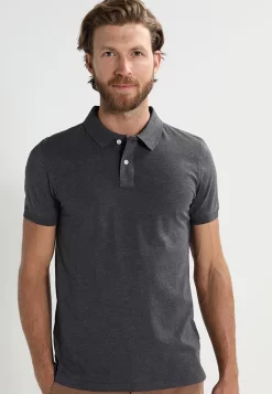 Pier One Poloshirt - Dark Grey Melange