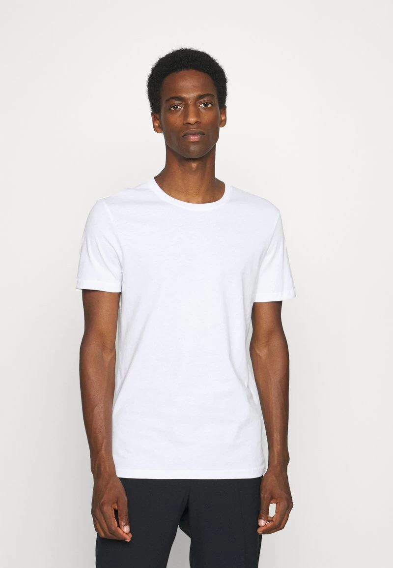 Pier One T-Shirt Basic - White/dark Grey/black – Bild 4
