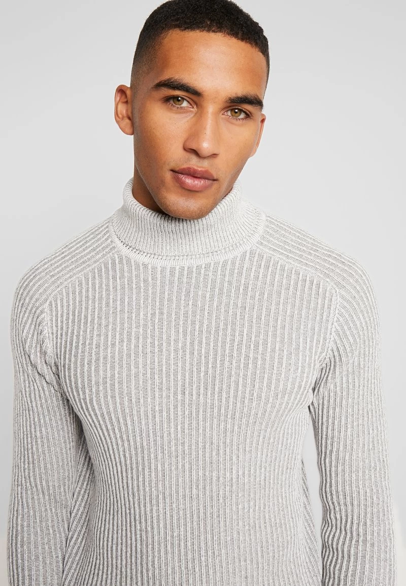 Pier One Strickpullover - 111 - Mottled Light Grey – Bild 4