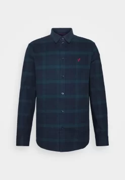 Pier One Hemd - Dark Blue/teal