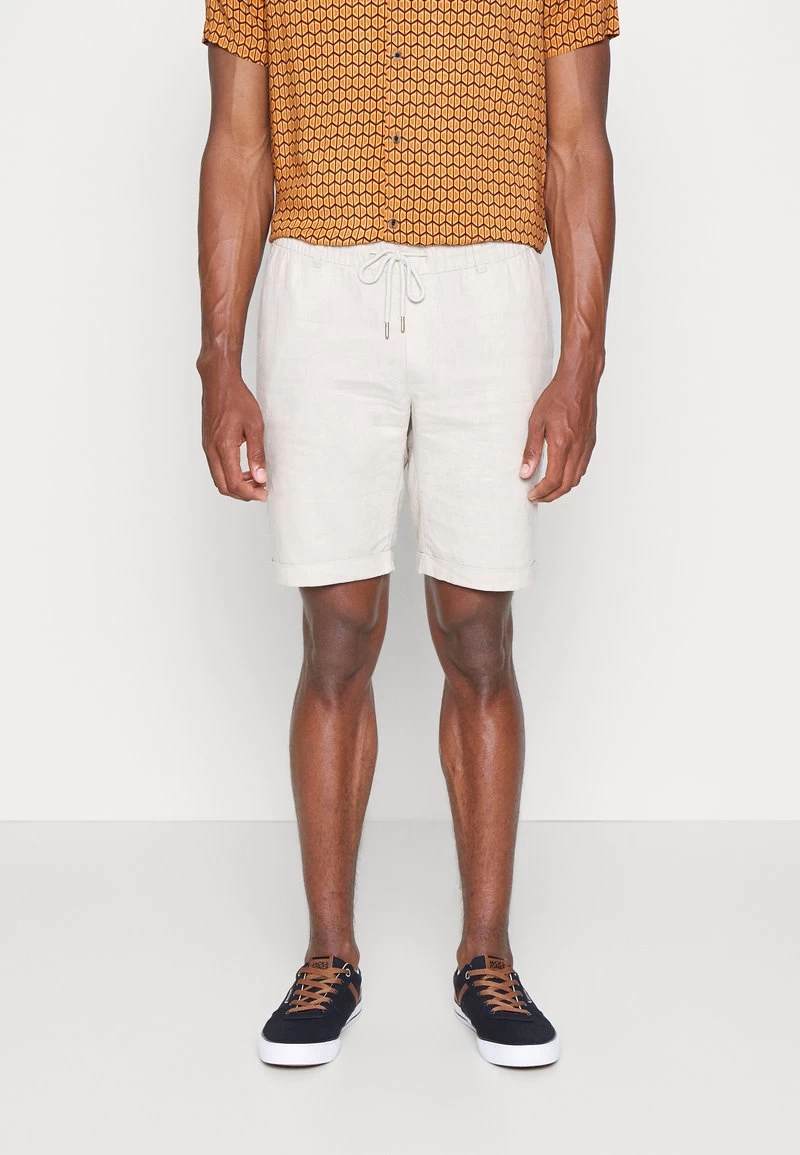 Pier One LINEN BLEND DRAWCORD SHORTS - Shorts - Beige â Bild 4