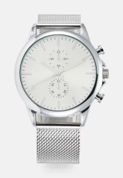 Pier One UNISEX - Chronograph - Silver-coloured