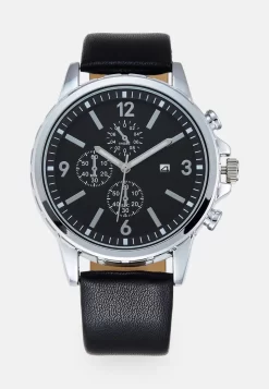 Pier One Uhr - Black/silver-coloured